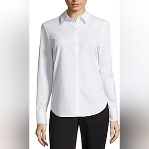 NWT Worthington White Button Up Shirt Large